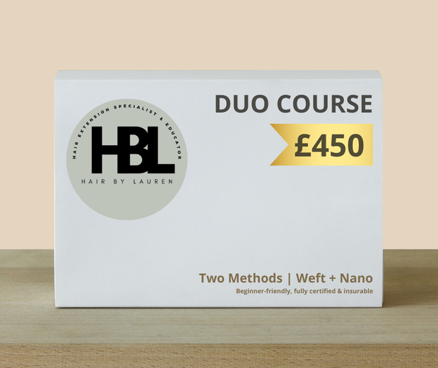 Duo Hair Extension Training Course - 2 Methods
