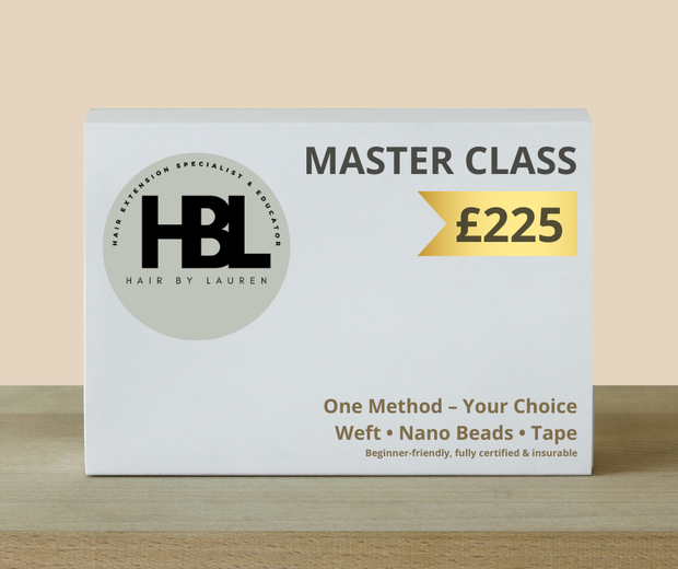 Master Class Hair Extension Training Course - 1 Method